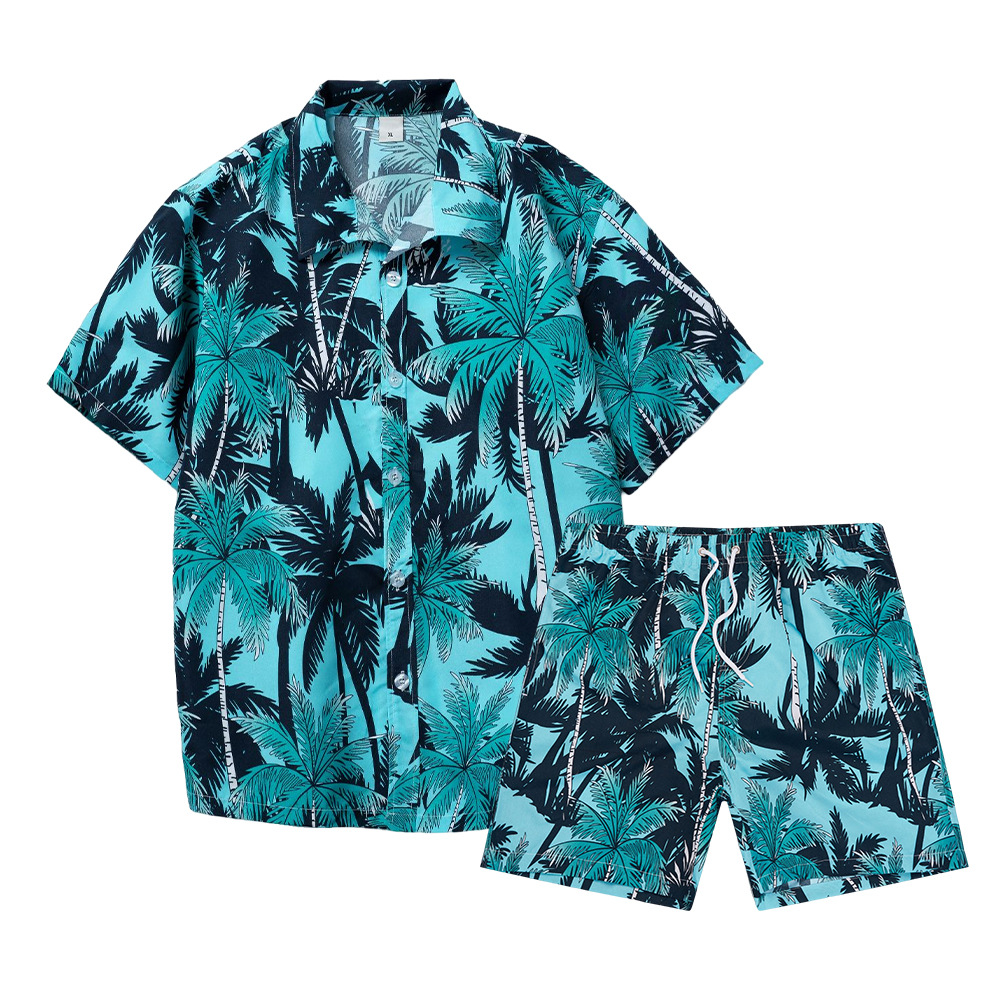 Summer Clothing Trend - Hawaiian Coconut Tree 3D Print Men