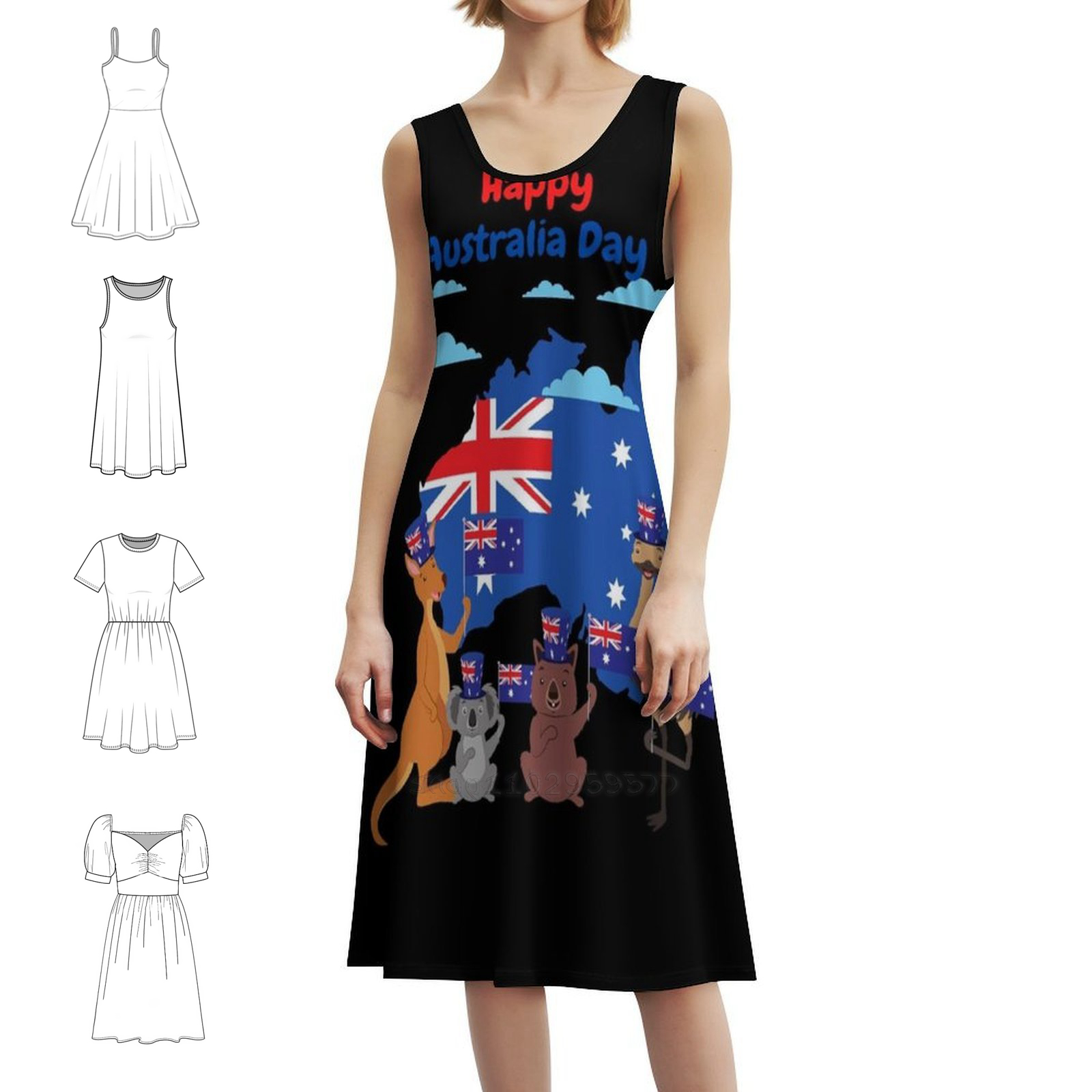 Summer Clothing Australia - Happy Australia Day! Funny Animals Red