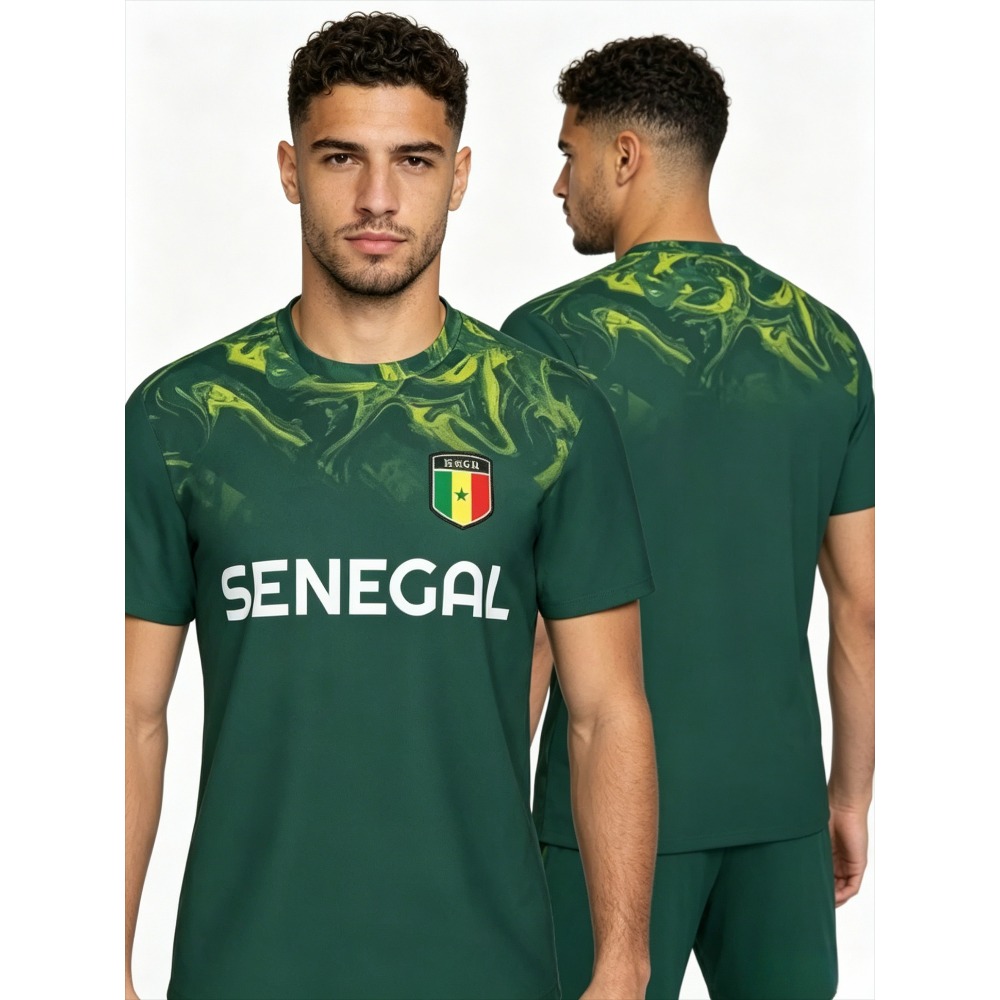 Summer Clothing Trend - 2026 New Summer Senegal Flag Graphic