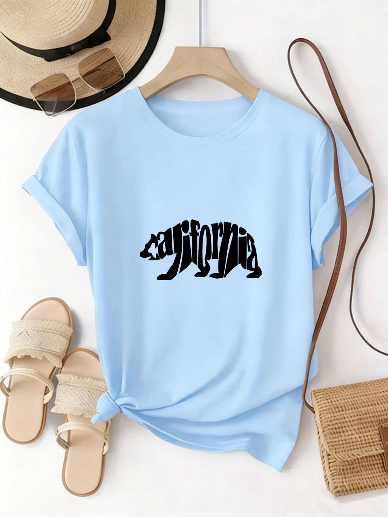 Summer Clothing Must Haves - Women's Short-Sleeve T-Shirt Top, a Trendy