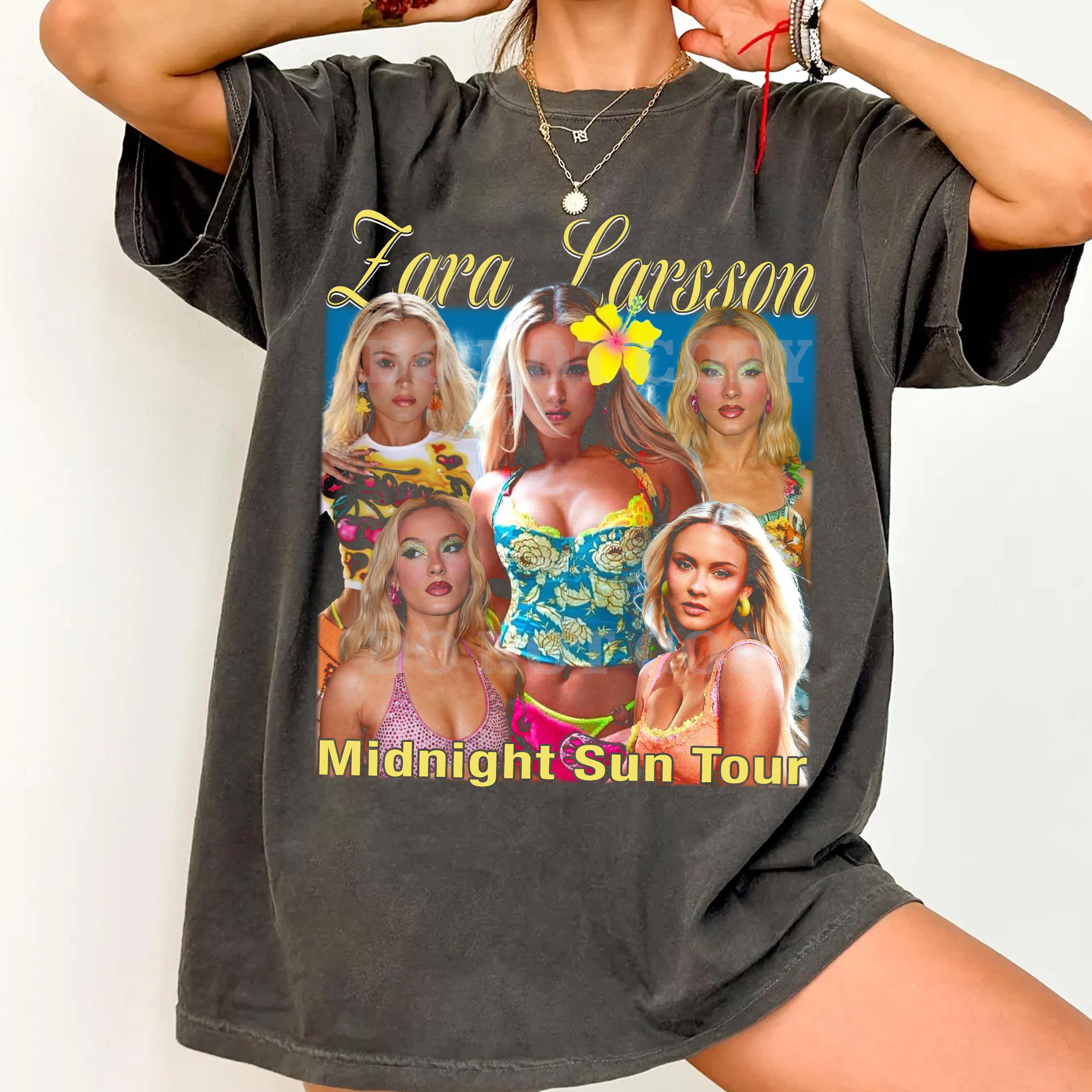Zara Summer Clothing For Women - Zara Larsson Midnight Sun Tour T-Shirt