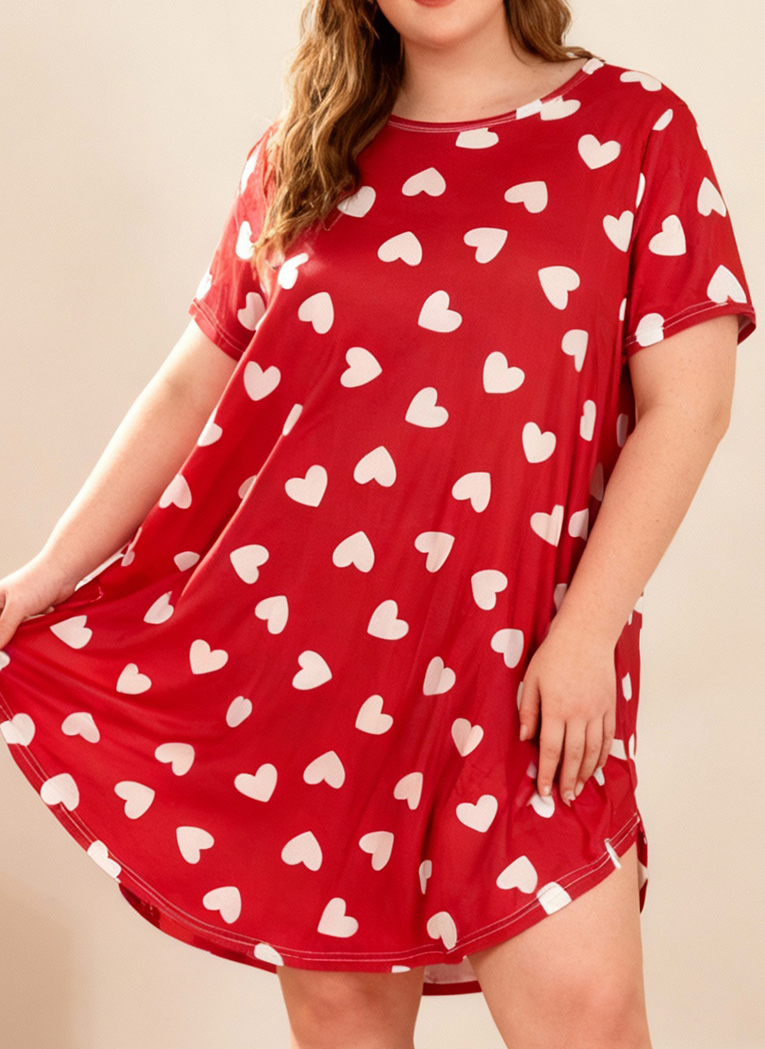 Summer Clothing Stores - Plus Size Women's Spring Summer Heart
