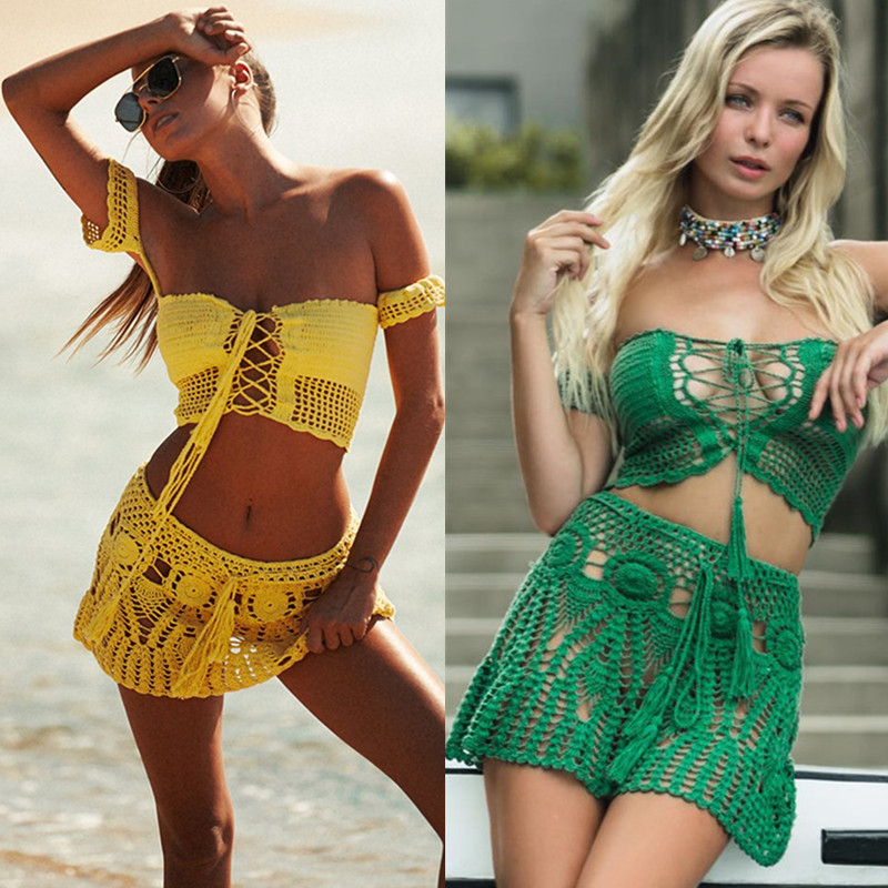 Hand Crochet Florens Skirt Wom - Sarong Pareo Wrap recension och pris
