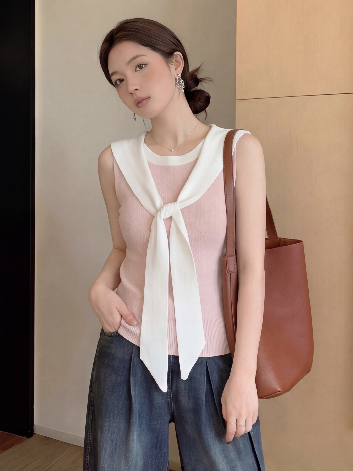 Dopamine Pink Navy Necktie Ves - Summer Clothing Old Navy recension och pris