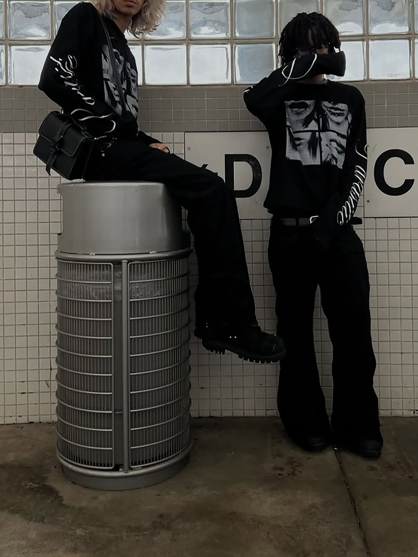 Dark style street punk unisex  - Summer Clothing Trend recension och pris