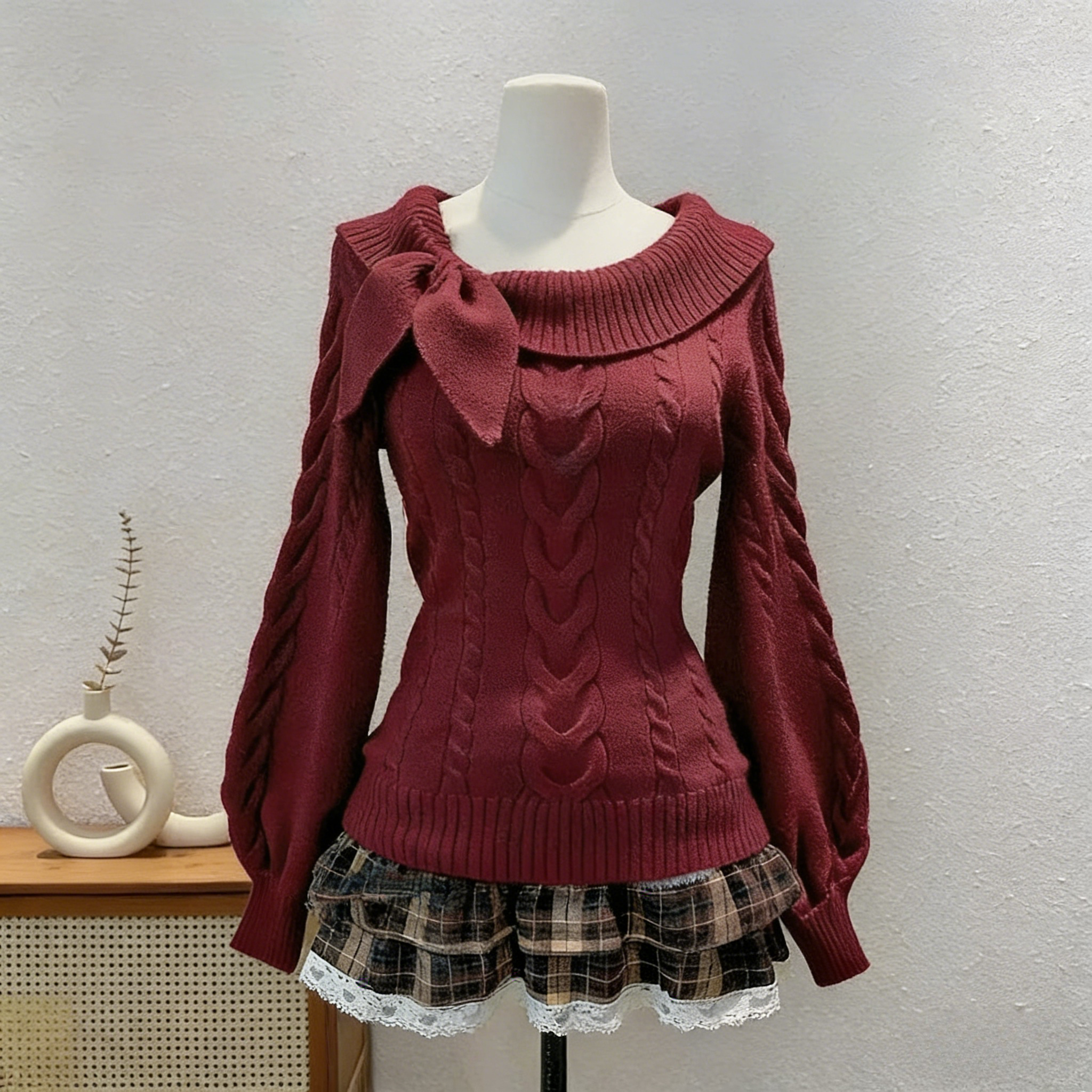 Y2K Korean Sweaters Turn-Down  - Summer Jumper Clothing recension och pris