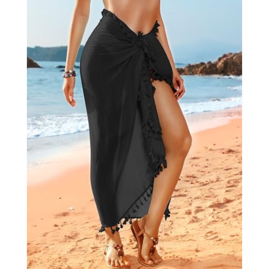 Sarong Cover Up Womens Beach C - Sarong Pareo Wrap recension och pris