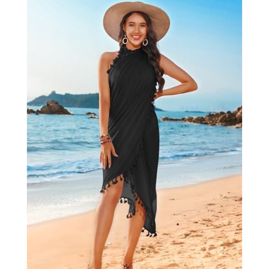 Sarong Cover Up Womens Beach C - Sarong Pareo Wrap recension och pris