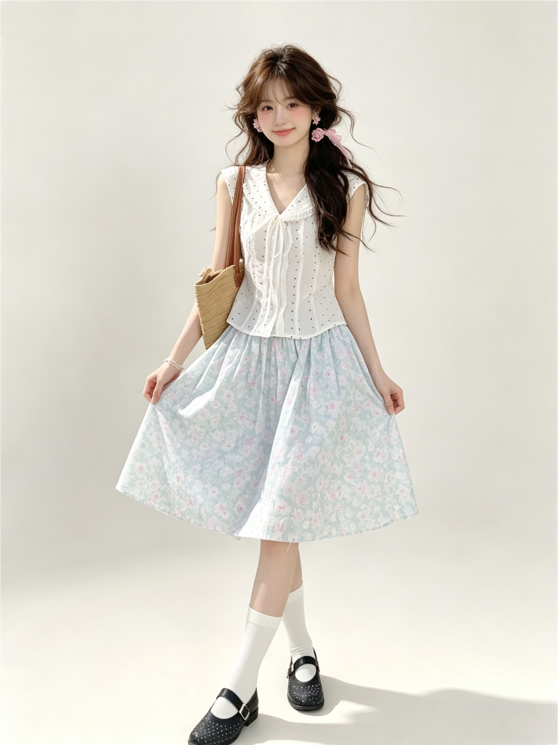 Sweet Style Navy Collar Polka  - Summer Clothing Old Navy recension och pris