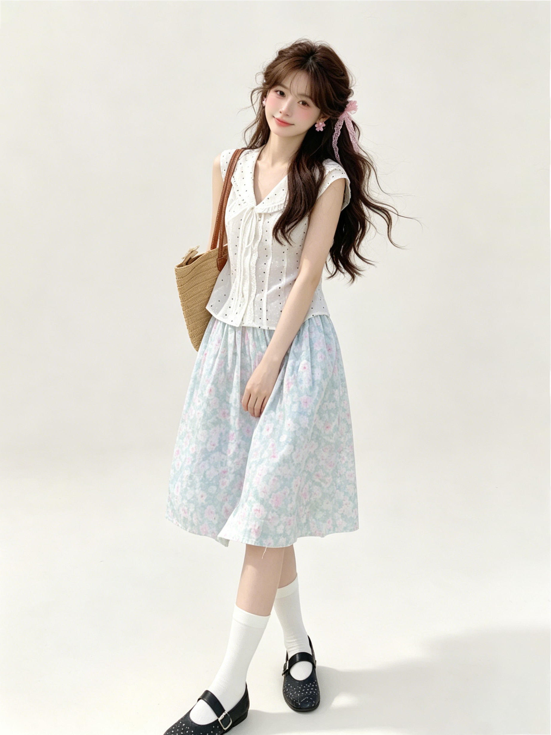 Sweet Style Navy Collar Polka  - Summer Clothing Old Navy recension och pris