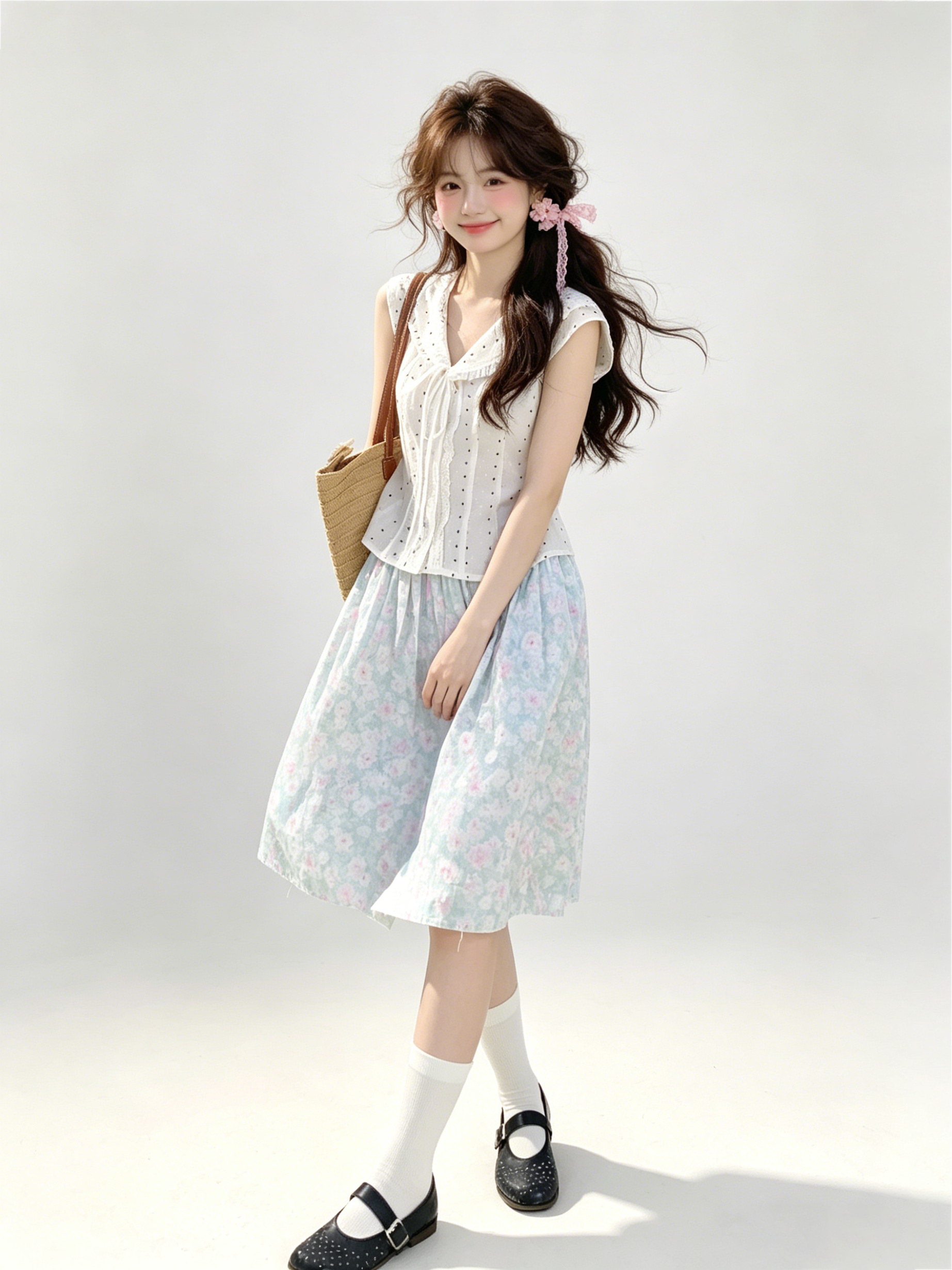 Sweet Style Navy Collar Polka  - Summer Clothing Old Navy recension och pris