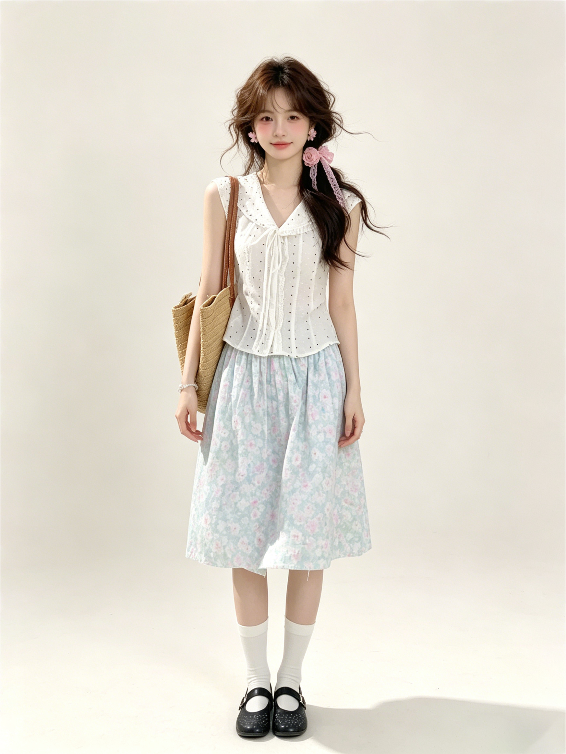 Sweet Style Navy Collar Polka  - Summer Clothing Old Navy recension och pris