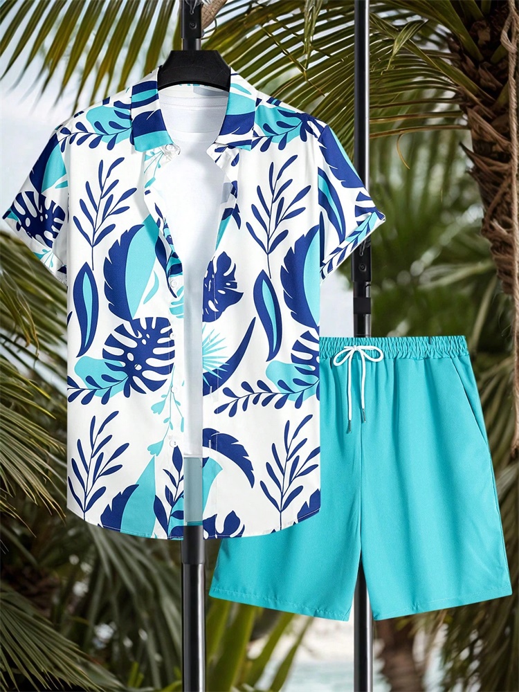 Men's Short-sleeved Shirt Set  - Summer Clothing Trend recension och pris