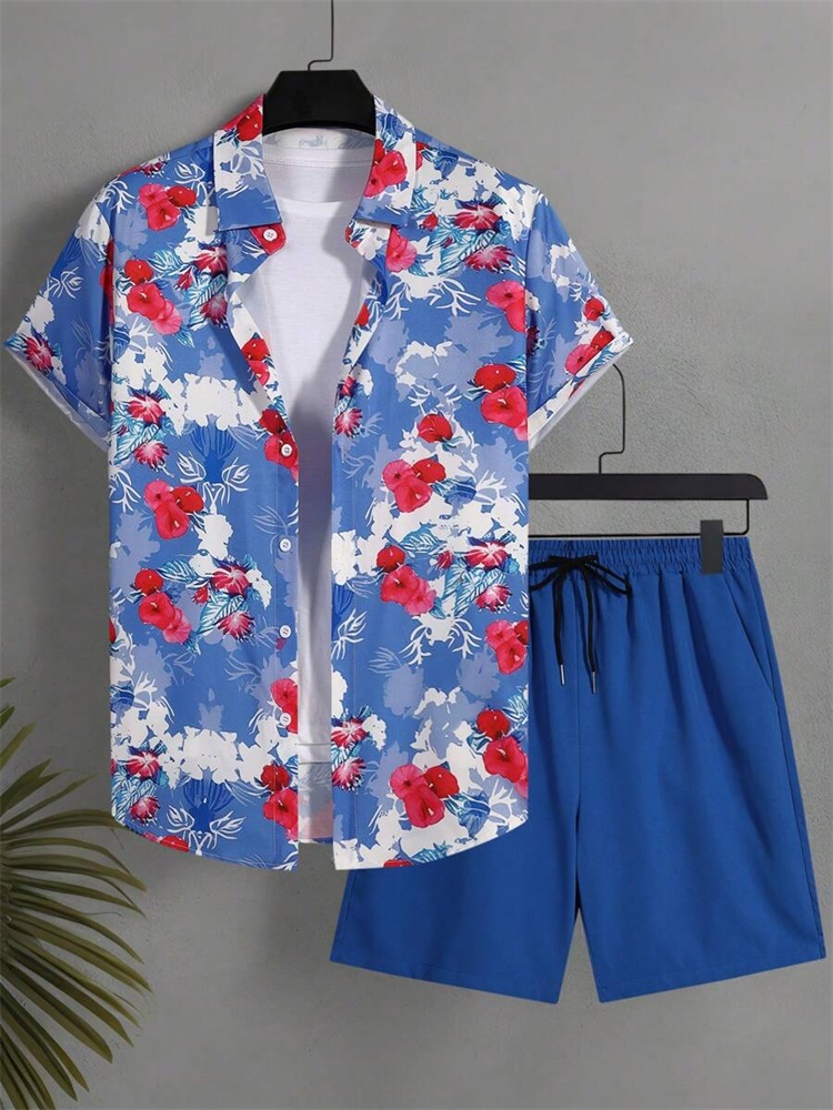 Men's Short-sleeved Shirt Set  - Summer Clothing Trend recension och pris