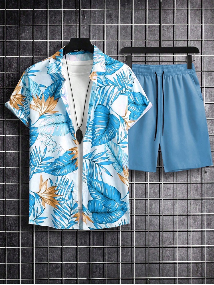 Men's Short-sleeved Shirt Set  - Summer Clothing Trend recension och pris