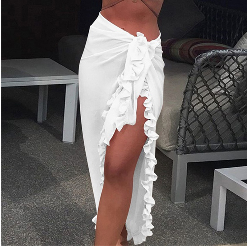 5 Colors Ruffle Sarong for Wom - Sarong Pareo Wrap recension och pris