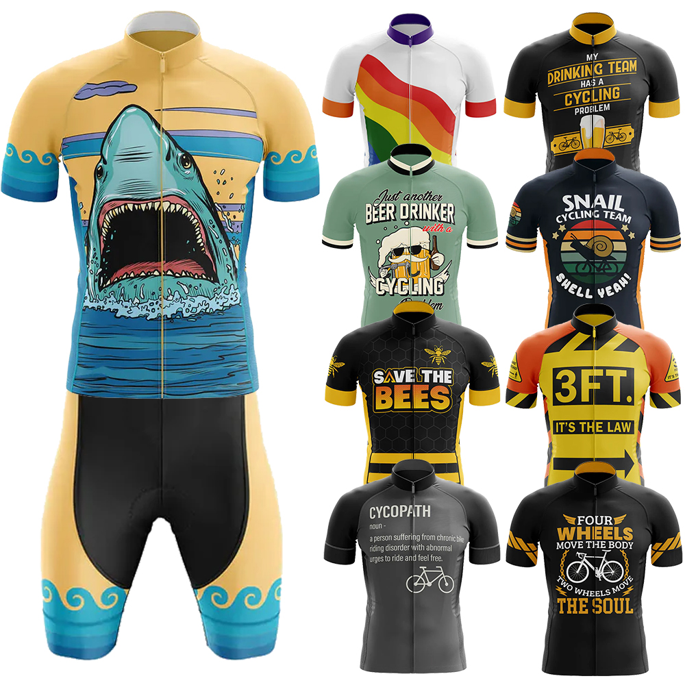 Shark Cycling Team Clothes Mtb - Summer Jumper Clothing recension och pris