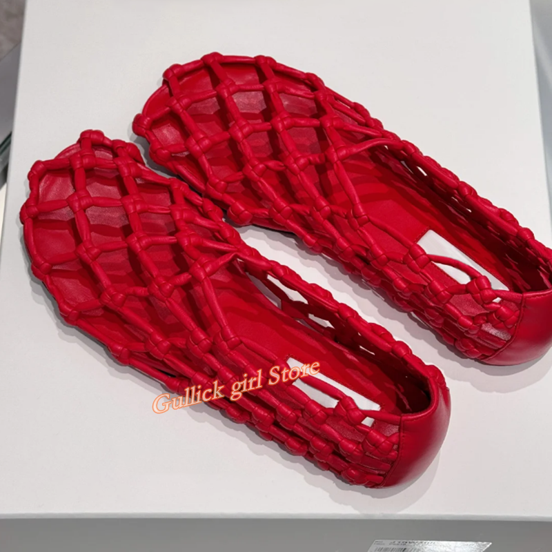 French Woven Mesh Hollow flat  - Summer Clothing Stores recension och pris