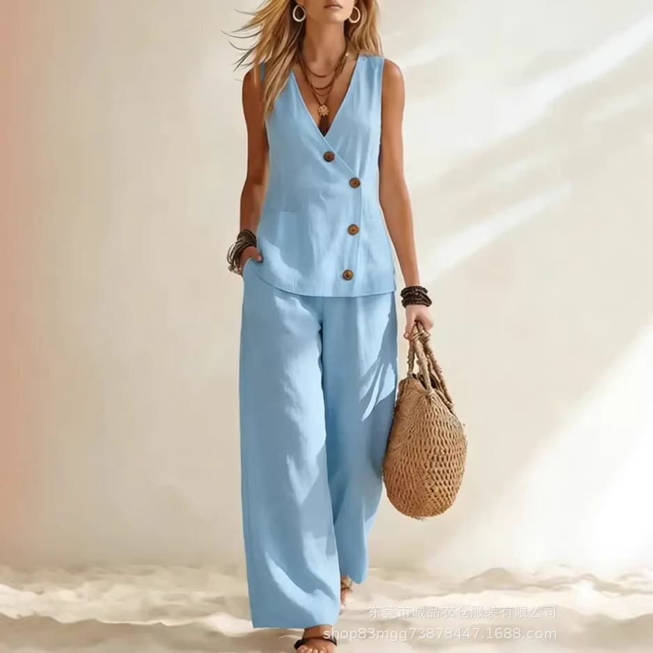 Fashion Deep V-neck Sleeveless - Zara Summer Clothing For Women recension och pris