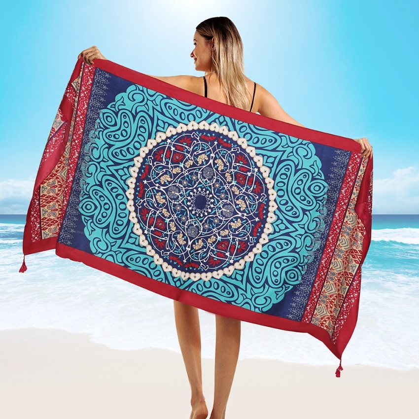 2018 New 90x180cm Twill cotton - Sarong Pareo Wrap recension och pris