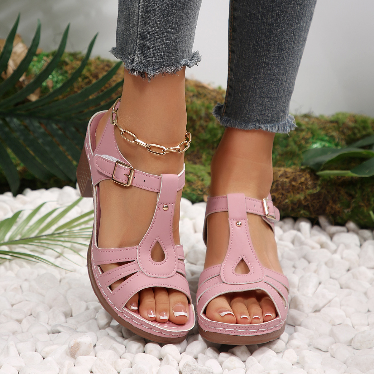 Fashionable New Round-toe Sexy - Summer Clothing Stores recension och pris
