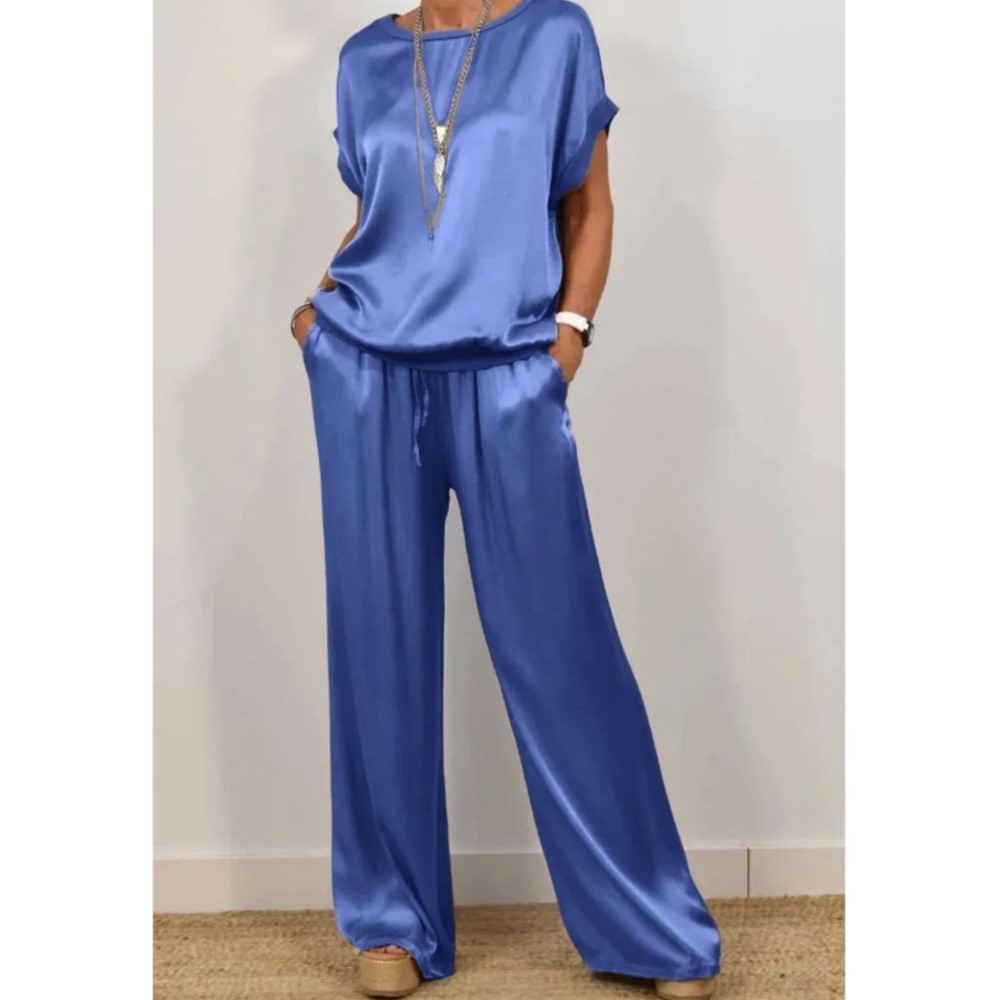 2-piece Set Fashion Satin O Ne - Zara Summer Clothing For Women recension och pris