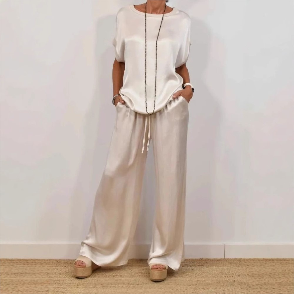 2-piece Set Fashion Satin O Ne - Zara Summer Clothing For Women recension och pris