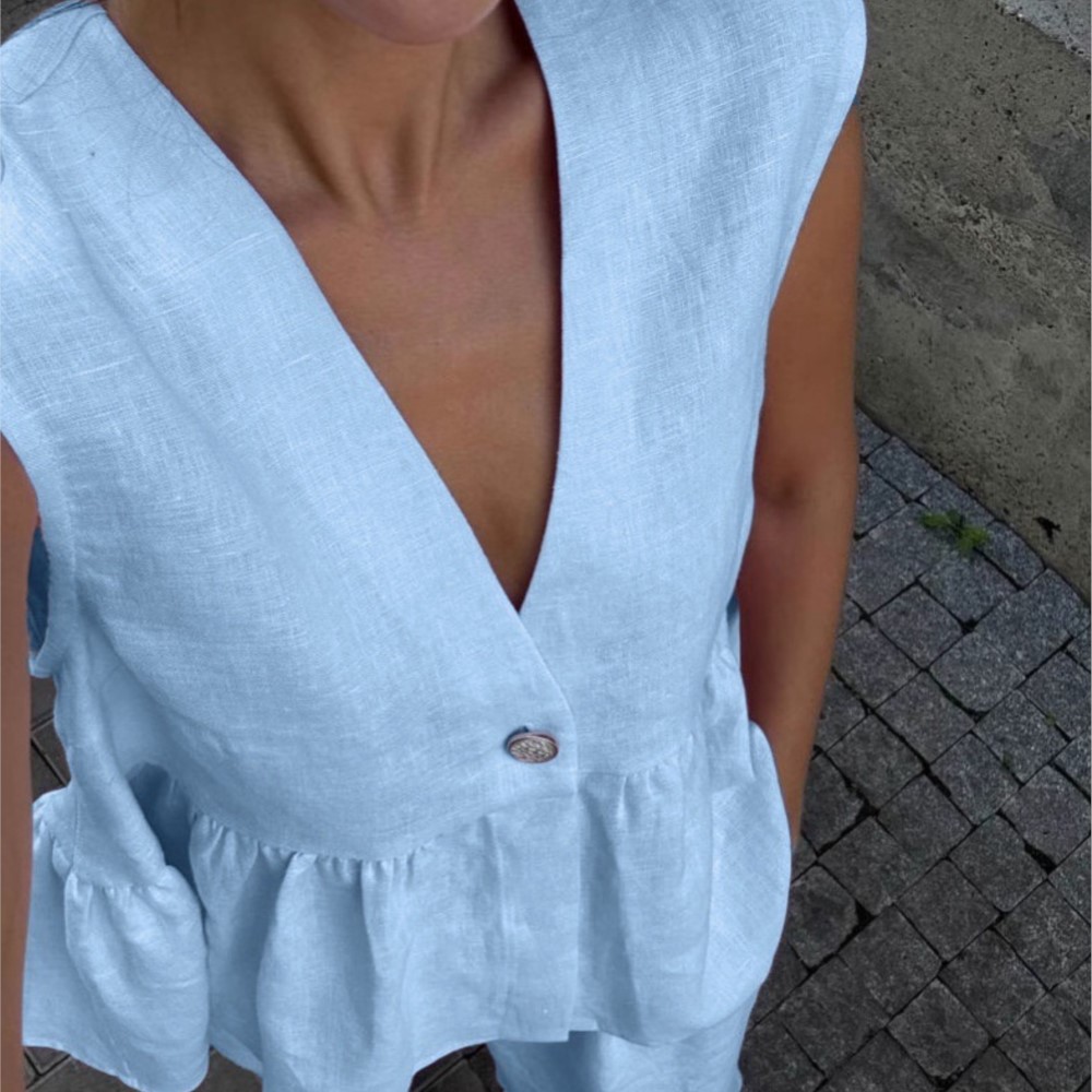 Casual Sleeveless Vest V Neck  - Zara Summer Clothing For Women recension och pris